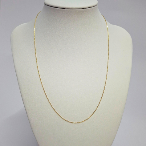 Cadena de oro amarilo 45 cm-3