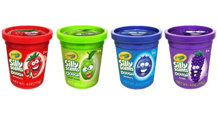 Crayola Silly Scents - Masas Olor A Frutas - 4 Unidades-0