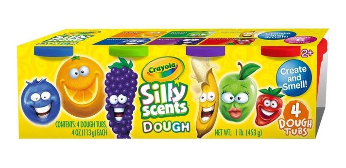 Crayola Silly Scents - Masas Olor A Frutas - 4 Unidades-1