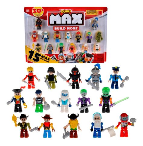 Pack 15 Figuras Zuru Max Compatible Con Las Grandes Marcas-2