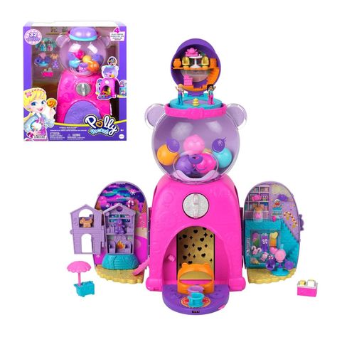 POLLY POCKET COMPACTO DE MAQUINA DE DULCES DE OSITO-0