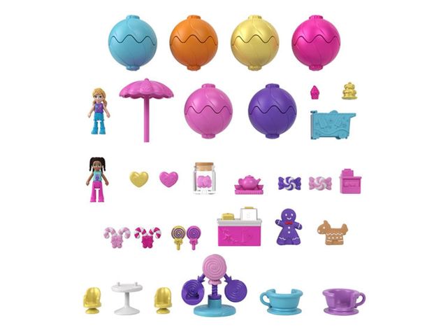POLLY POCKET COMPACTO DE MAQUINA DE DULCES DE OSITO-2