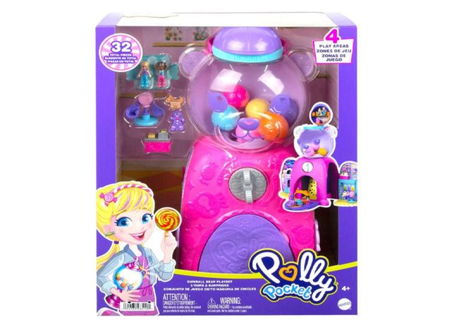 POLLY POCKET COMPACTO DE MAQUINA DE DULCES DE OSITO-5