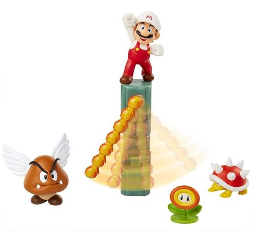 Nintendo Lava Castle Diorama Set Con Accesorios Super Mario-2