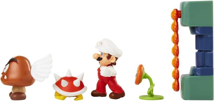 Nintendo Lava Castle Diorama Set Con Accesorios Super Mario-5