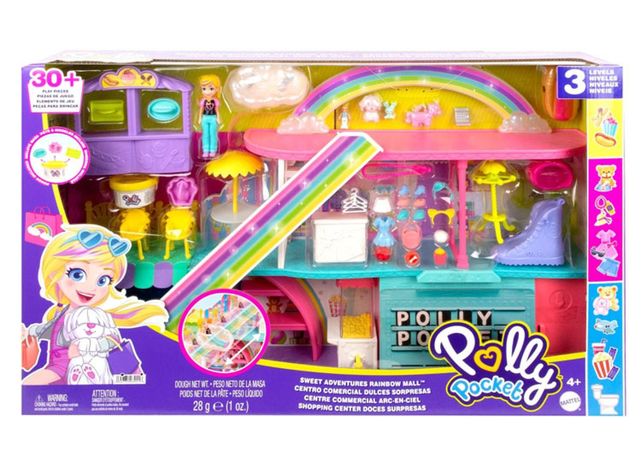 POLLY POCKET CENTRO COMERCIAL DE DULCES SORPRESAS-5