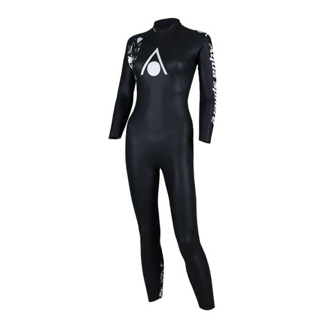 Traje De Agua Natacion Pursuit V3 Mujer Negro/bco talla L-0
