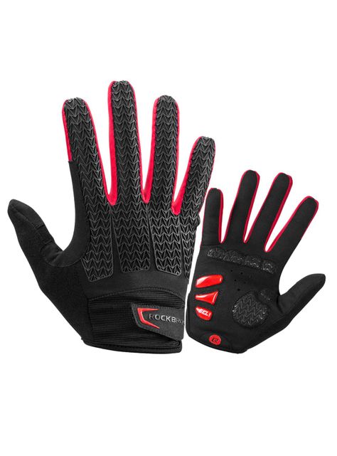 Guante Largo Bicicleta S169-1br Negro/rojo Rockbros-0