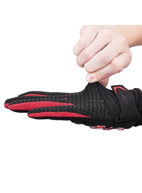 Guante Largo Bicicleta S169-1br Negro/rojo Rockbros-2