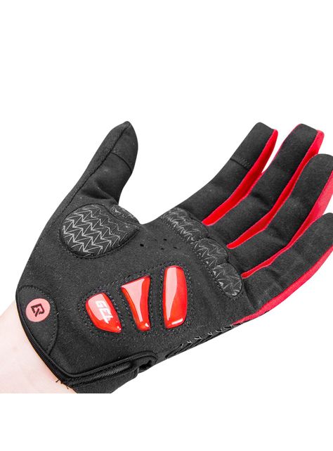 Guante Largo Bicicleta S169-1br Negro/rojo Rockbros-5