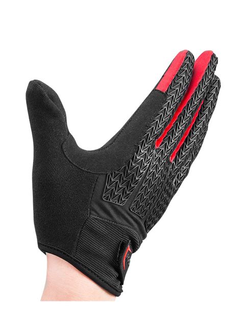 Guante Largo Bicicleta S169-1br Negro/rojo Rockbros-6
