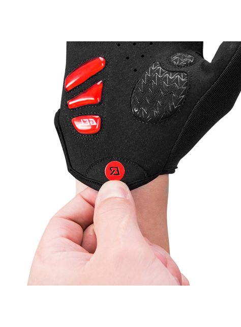 Guante Largo Bicicleta S169-1br Negro/rojo Rockbros-7