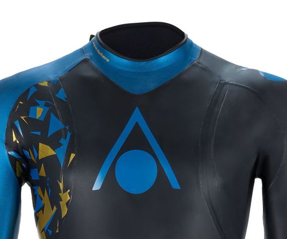 Traje De Agua Natacion Phantom V3 Hombre Negro/oro-4