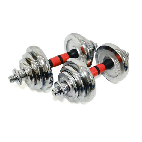 Set Mancuernas Cromadas 15 kg Urban Fit-2