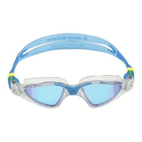 Lente De Natación Kayenne Active Trans/turq Espejado Azul-0