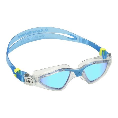 Lente De Natación Kayenne Active Trans/turq Espejado Azul-1