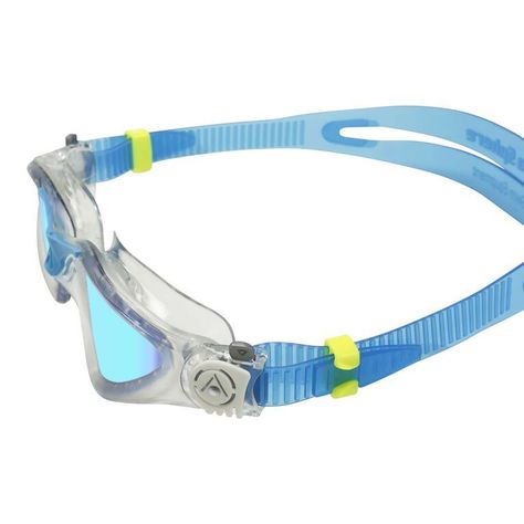 Lente De Natación Kayenne Active Trans/turq Espejado Azul-3