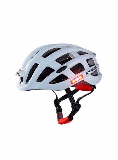 Casco C/luz Carga Usb Rockbros Zn1001-w-0