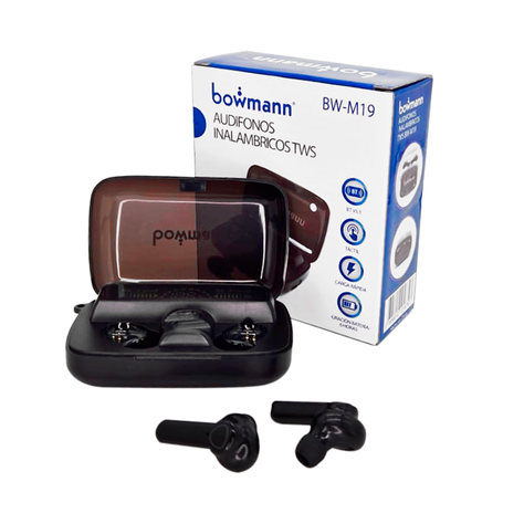 Audífonos Inalámbricos Bluetooth Táctil Tws Bowmann Bw-m19-0