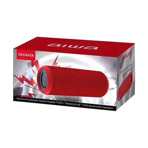 Parlante Portátil Bluetooth 20W. Impermeable TWS / Aiwa Modelo AWKF4R-2