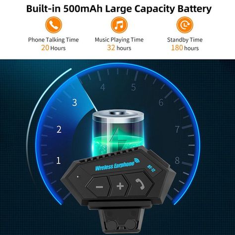 Audifonos  Intercomunicadores Bluetooth Lau-3