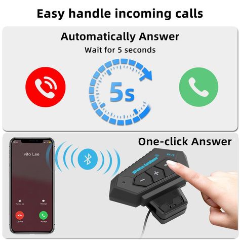 Audifonos  Intercomunicadores Bluetooth Lau-4