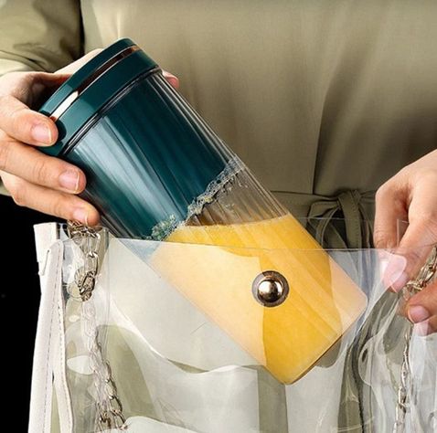 Batidor  Vaso 300ml Procesadora Portátil USB Recargable Lau-1