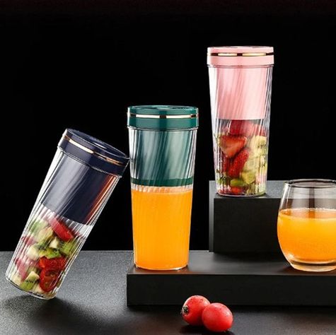 Batidor  Vaso 300ml Procesadora Portátil USB Recargable Lau-4
