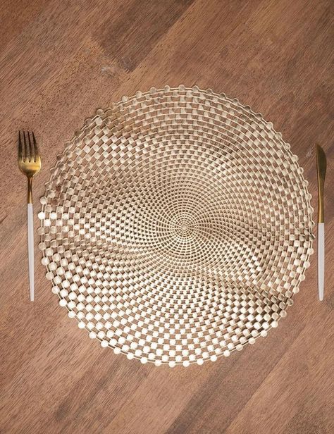 Set de 10 Manteles Individuales Redondos Resistente 38cm Jhn-5