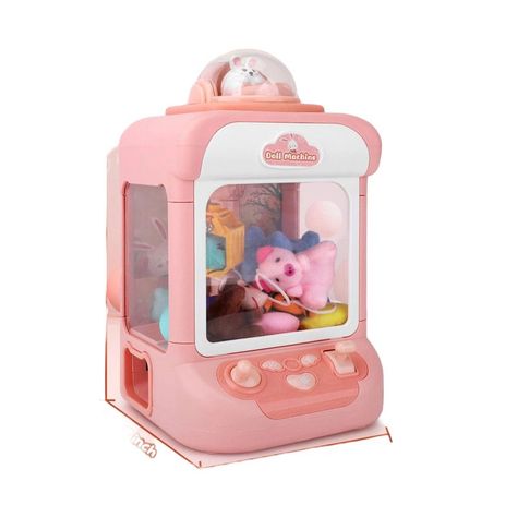 Juguete Maquina Garra Portatil Peluches Niños Diversion Lau-1