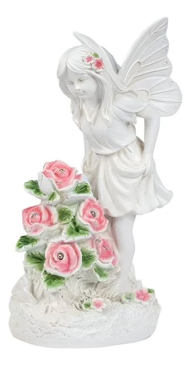 Estatua Figura Ángel Jardín Escultura Decoración LED Jhn-0