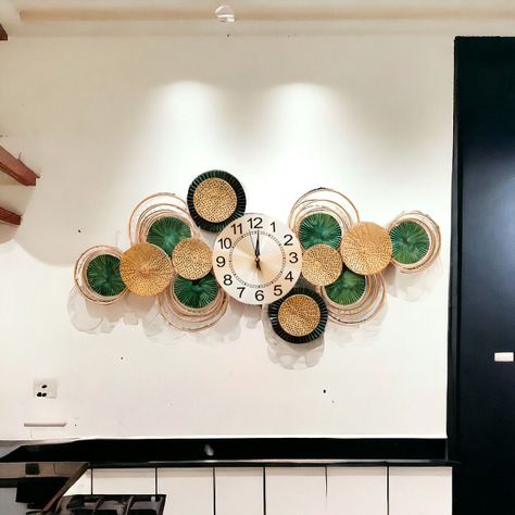 Reloj Pared Moderno Silencioso Decorativo Grande Jhn-2