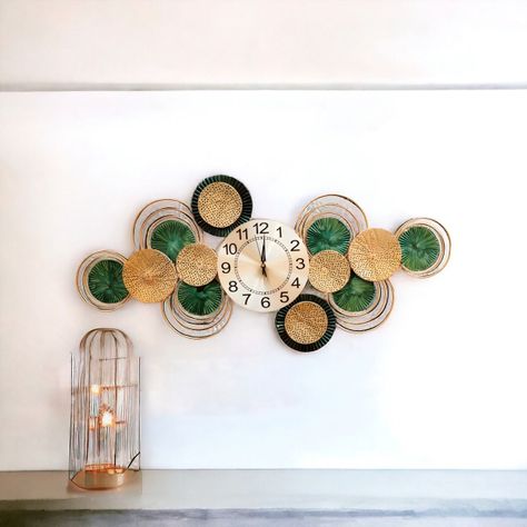 Reloj Pared Moderno Silencioso Decorativo Grande Jhn-5