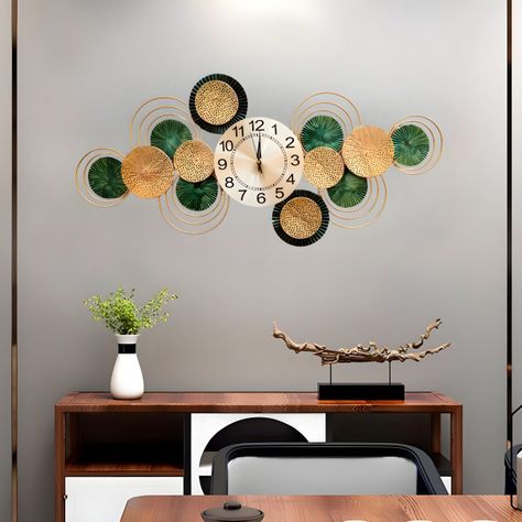 Reloj Pared Moderno Silencioso Decorativo Grande Jhn-7