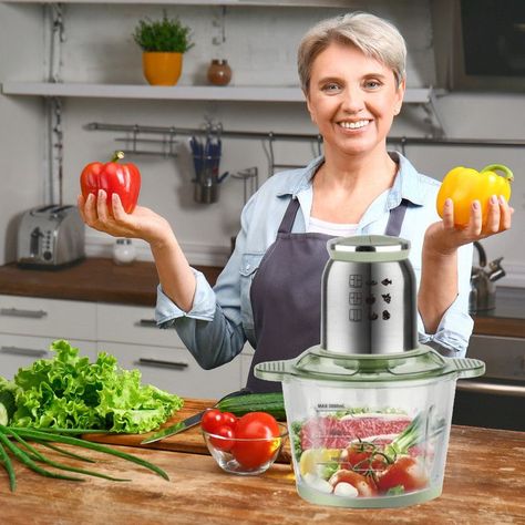 Procesador Alimento 3L Triturar Picar Carne Cocina Hogar Lau-9