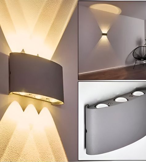 Aplique Pared LED 6w Luz Cálida Decoración Hogar Jhn-3