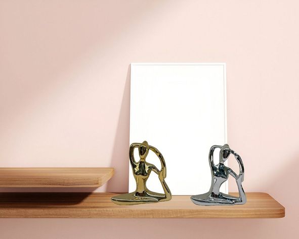 Set 3 Estatua Yoga Decoracion Sala Meditacion Hogar Lau-3