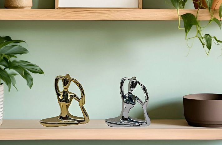 Set 3 Estatua Yoga Decoracion Sala Meditacion Hogar Lau-6