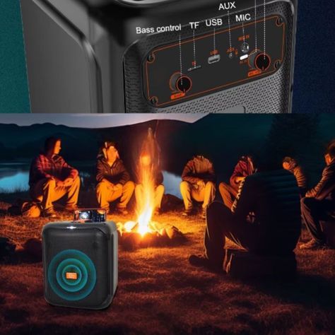 Altavoz Portátil Sonido Potente Diseño Resistente Jhn-2