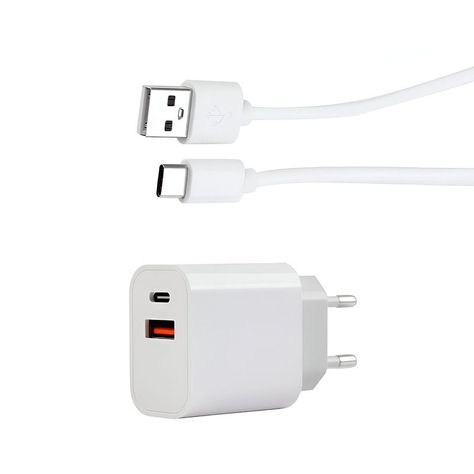 Cargador Adaptador 45W USB A USB C Carga Rapida Lau-0