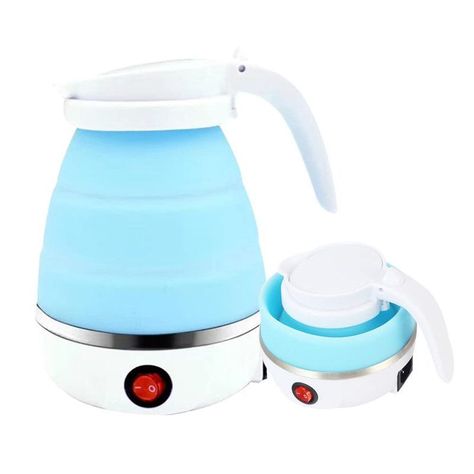 Hervidor Jarra Plegable De Silicona 600ml Tetera Cocina Lau-3