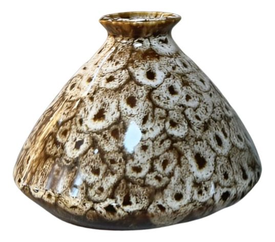 Set 3 Florero Jarrón Mini Floral Decorativo Cerámica Jhn-0