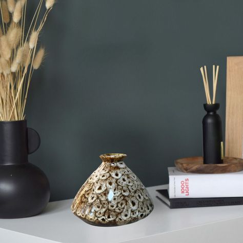 Set 3 Florero Jarrón Mini Floral Decorativo Cerámica Jhn-7