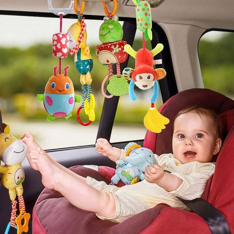 Sonajero Colgante Actividad Sensorial Peluche Bebes Lau-6