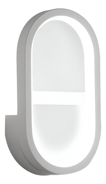 Lámpara Pared LED Decoración Moderna Ovalada Blanca Jhn-0