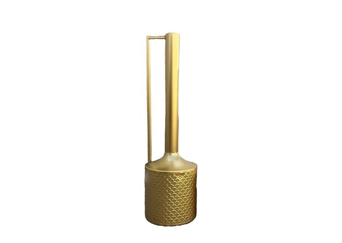 Jarron Metal Flores Florero Moderno Elegante Lau-0