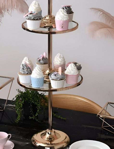 Soporte Redondo Postres Mesa Exhibicion Dulces Frutas Lau-5