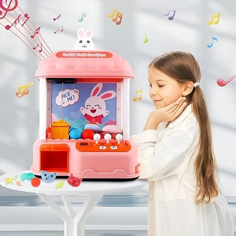 Juguete Garra Maquina Catch Doll Machine Niños Diversion Lau-4