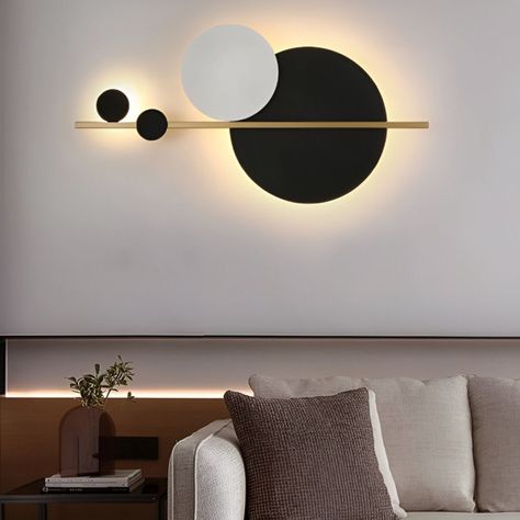 Aplique Pared Decorativo Circulares LED Interiores Jhn-9