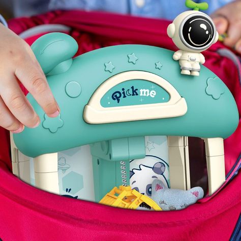 Juquete Mini Garra Portatil Spaceman Divertido Niños Lau-1